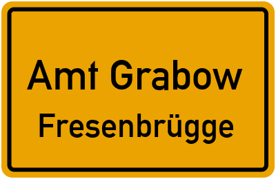 Straßenverzeichnis Amt Grabow Fresenbrügge