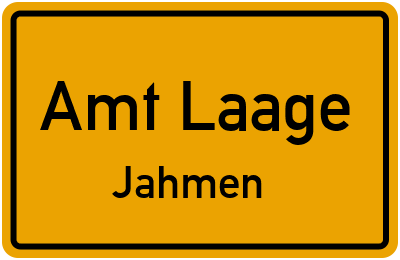 Straßenverzeichnis Amt Laage Jahmen