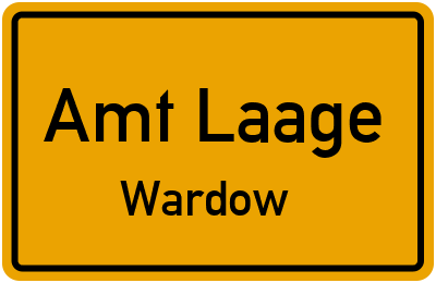 Straßenverzeichnis Amt Laage Wardow