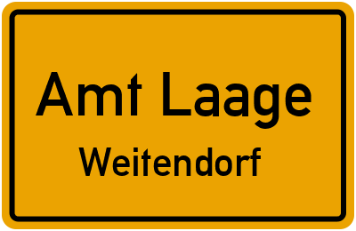 Straßenverzeichnis Amt Laage Weitendorf