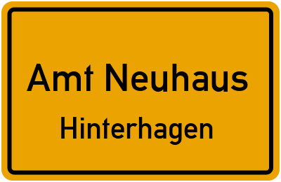 Straßenverzeichnis Amt Neuhaus Hinterhagen