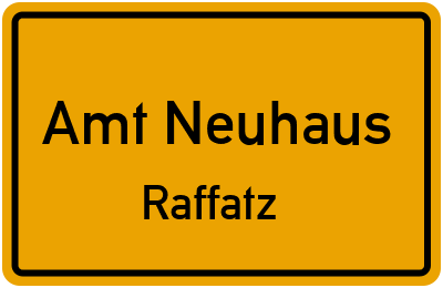 Straßenverzeichnis Amt Neuhaus Raffatz