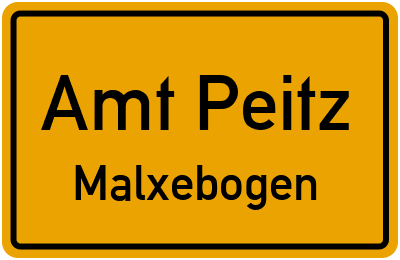 Straßenverzeichnis Amt Peitz Malxebogen