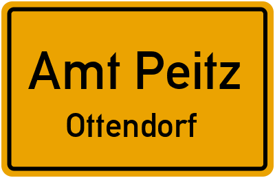 Straßenverzeichnis Amt Peitz Ottendorf