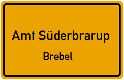 Straßenverzeichnis Amt Süderbrarup Brebel