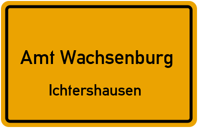 Straßenverzeichnis Amt Wachsenburg Ichtershausen