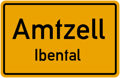 Ortsschild Amtzell Ibental