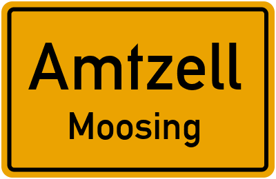 Straßenverzeichnis Amtzell Moosing