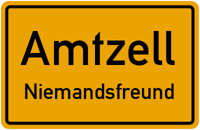 Straßenverzeichnis Amtzell Niemandsfreund
