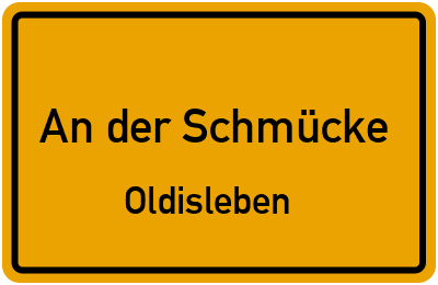 Straßenverzeichnis An der Schmücke Oldisleben