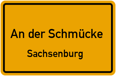 Straßenverzeichnis An der Schmücke Sachsenburg