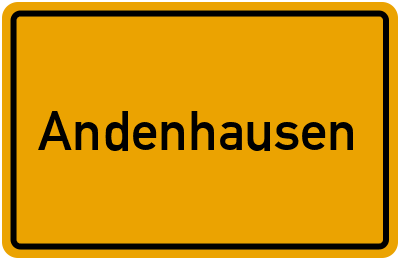Andenhausen in Thüringen