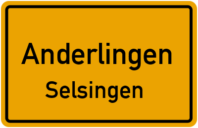 Straßenverzeichnis Anderlingen Selsingen