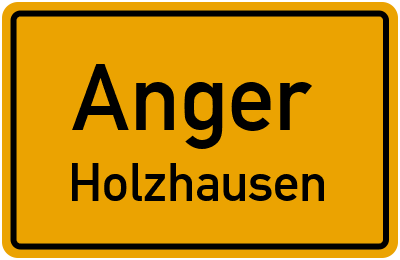 Straßenverzeichnis Anger Holzhausen