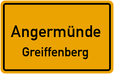 Straßenverzeichnis Angermünde Greiffenberg