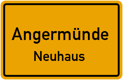 Straßenverzeichnis Angermünde Neuhaus