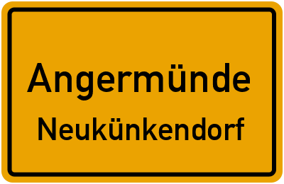 Straßenverzeichnis Angermünde Neukünkendorf