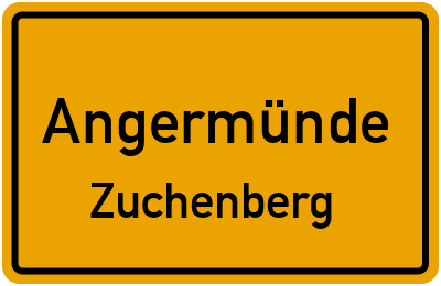 Straßenverzeichnis Angermünde Zuchenberg