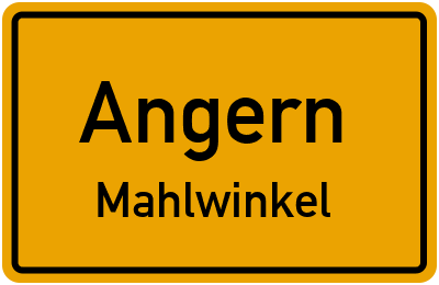 Straßenverzeichnis Angern Mahlwinkel