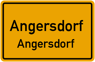 Straßenverzeichnis Angersdorf Angersdorf