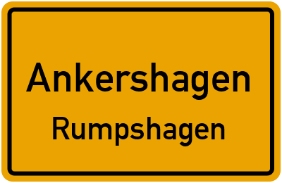 Straßenverzeichnis Ankershagen Rumpshagen