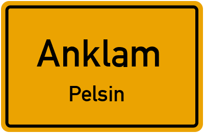 Straßenverzeichnis Anklam Pelsin