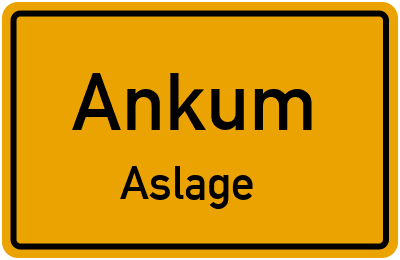 Straßenverzeichnis Ankum Aslage