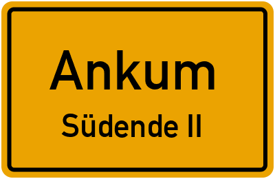 Straßenverzeichnis Ankum Südende II