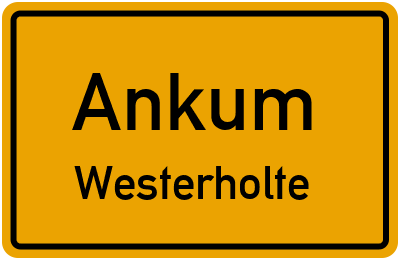 Straßenverzeichnis Ankum Westerholte