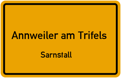 Straßenverzeichnis Annweiler am Trifels Sarnstall