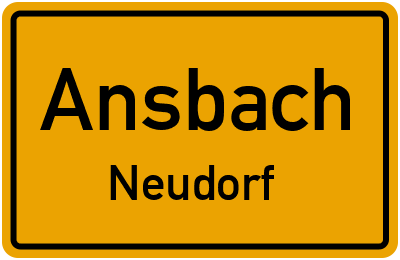 Straßenverzeichnis Ansbach Neudorf