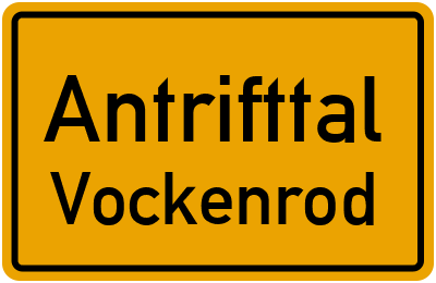 Straßenverzeichnis Antrifttal Vockenrod