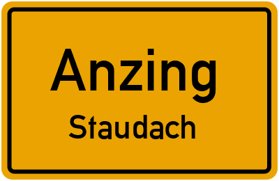 Straßenverzeichnis Anzing Staudach