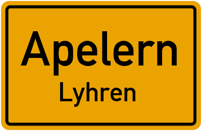 Straßenverzeichnis Apelern Lyhren