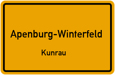 Straßenverzeichnis Apenburg-Winterfeld Kunrau