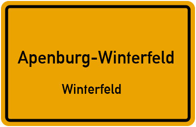 Straßenverzeichnis Apenburg-Winterfeld Winterfeld