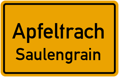 Straßenverzeichnis Apfeltrach Saulengrain