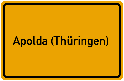 Branchenbuch Apolda (Thüringen), Thüringen