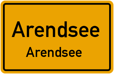 Straßenverzeichnis Arendsee Arendsee