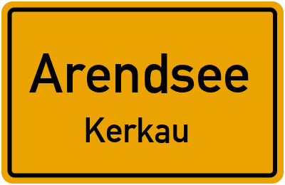 Straßenverzeichnis Arendsee Kerkau