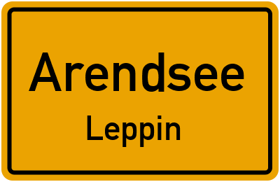 Straßenverzeichnis Arendsee Leppin