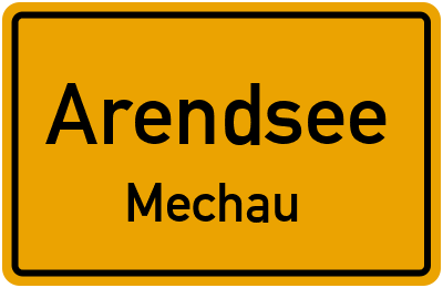 Straßenverzeichnis Arendsee Mechau