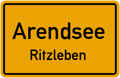 Straßenverzeichnis Arendsee Ritzleben
