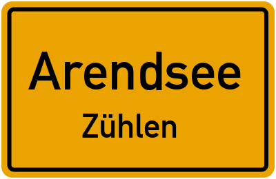 Straßenverzeichnis Arendsee Zühlen
