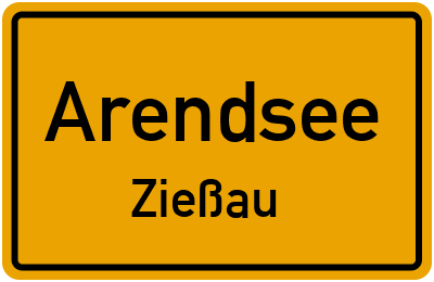 Straßenverzeichnis Arendsee Zießau