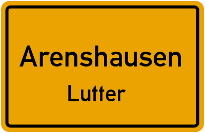 Straßenverzeichnis Arenshausen Lutter