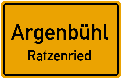Straßenverzeichnis Argenbühl Ratzenried