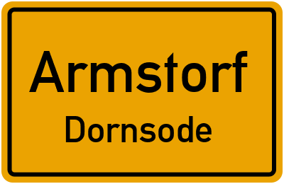 Straßenverzeichnis Armstorf Dornsode