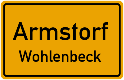 Straßenverzeichnis Armstorf Wohlenbeck