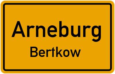 Straßenverzeichnis Arneburg Bertkow